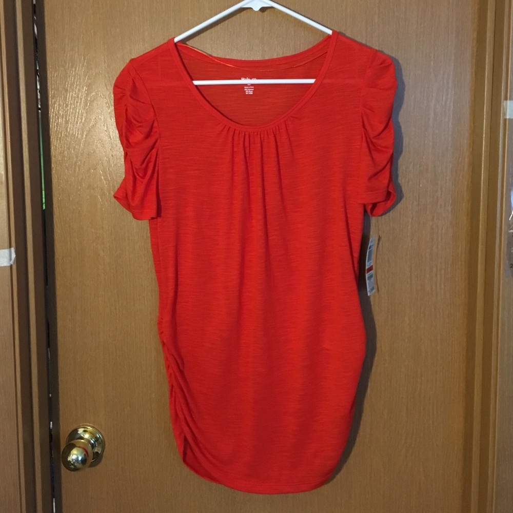Red/orange Soft Tunic - NEVER WORN!